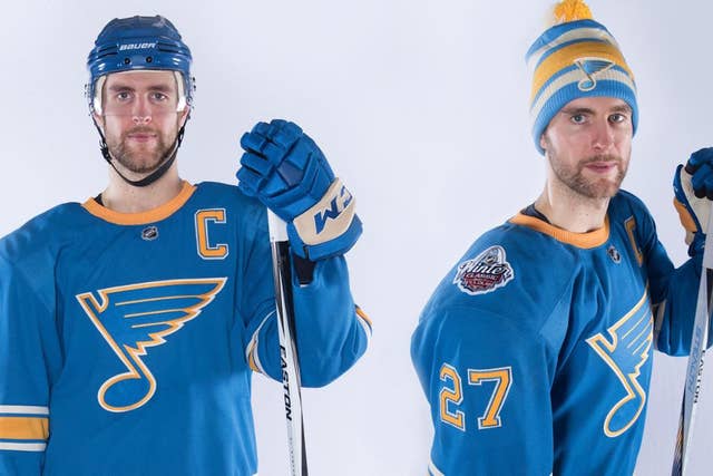 Blues unveil throwback Winter Classic 