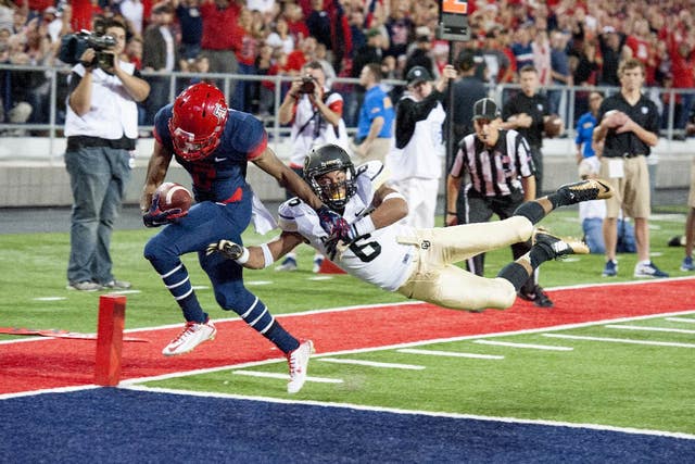 Arizona's Tyrell Johnson going 'fast-fast' to become all-around receiver