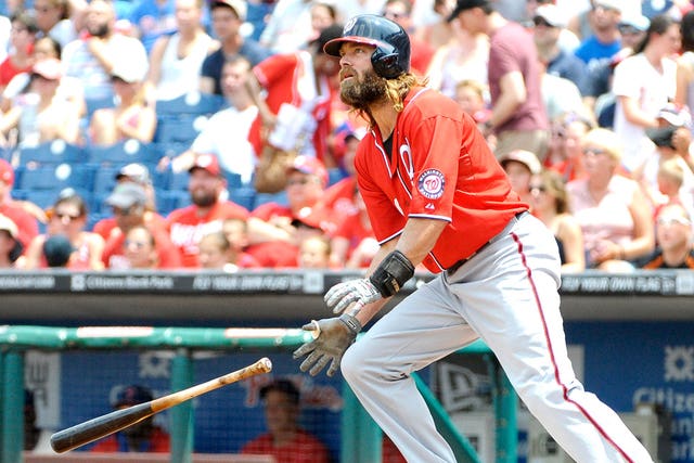 Nationals' Jayson Werth added to lineup late, hits big home run in