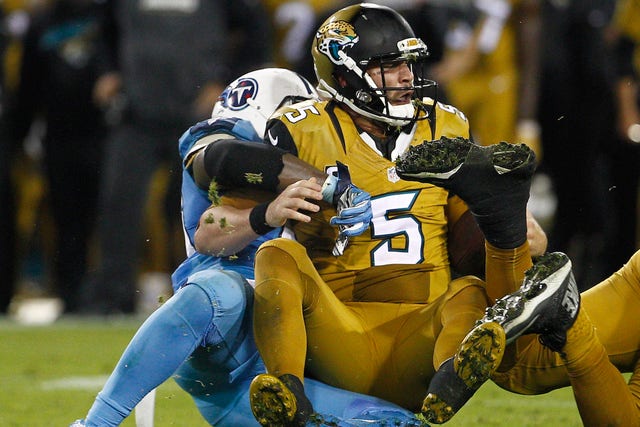 Bortles: Jaguars' 'Color Rush' uniforms are 'ugly as hell