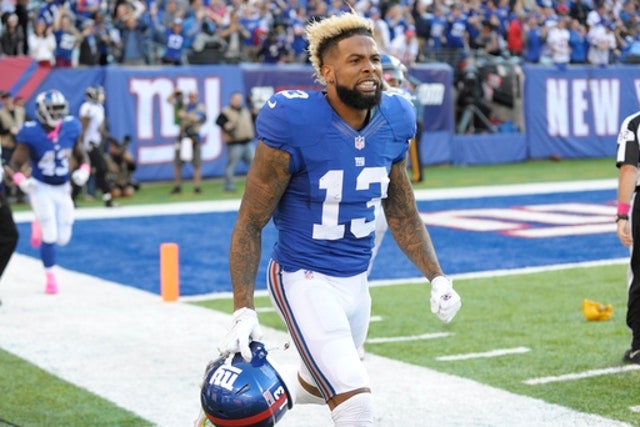 Odell Beckham Jr Misses Giants Practice With Hip Injury Fox Sports
