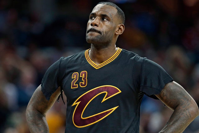 LeBron says he loves Cavs black jerseys ripped sleeves out of frustration FOX Sports