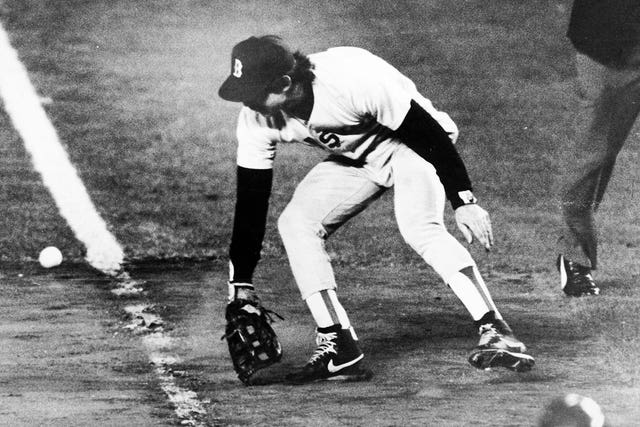 Bambino's Curse lives! Bill Buckner error allows Mets to rally in