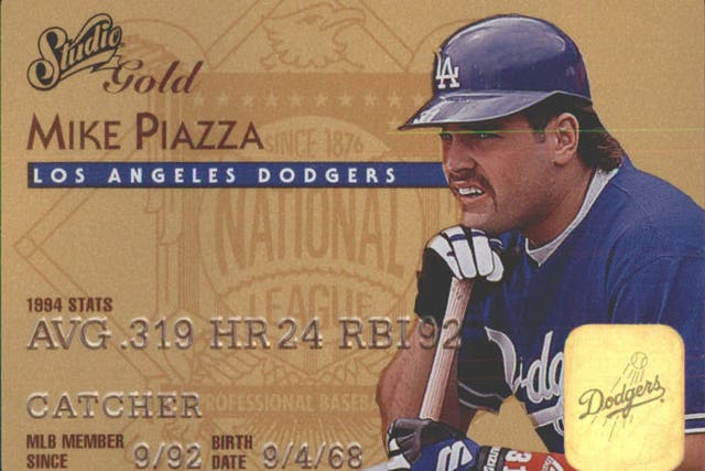 1994 Mike Piazza Hitting Machines Fleer Ultra Los Angeles Dodgers # 9