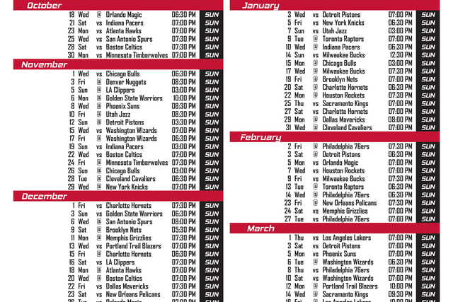 FOX Sports Sun to air 81 Miami Heat regular season games in 2017 18