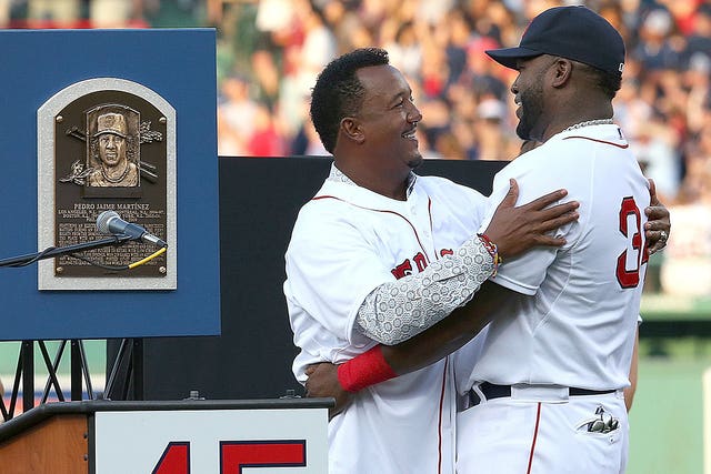 Cuban Drawing of PEDRO MARTINEZ Baseball Hall of Fame BOSTON RED