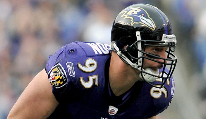 Former Ravens linebacker finalist for NFL's Salute to Service Award