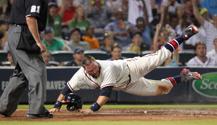 Three Cuts Braves Scatter 6 Take Down Visiting Mets Fox Sports