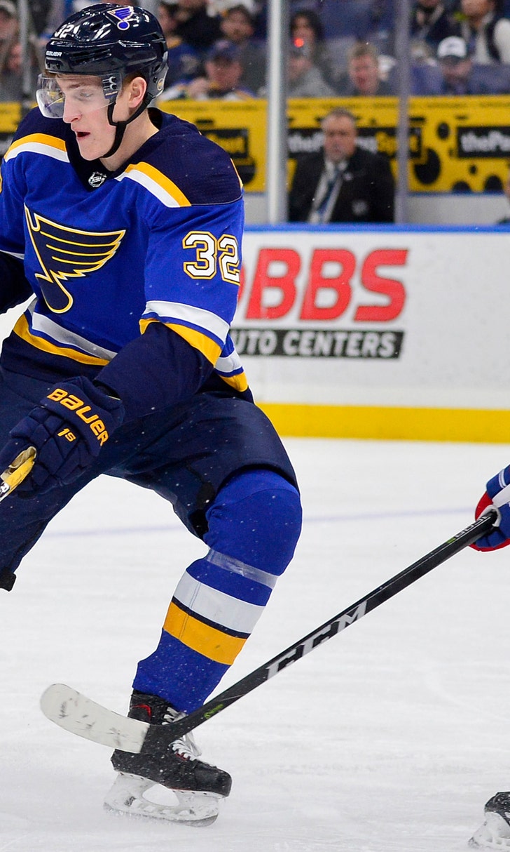Blues assign rookie Tage Thompson to AHL\'s Rampage FOX Sports