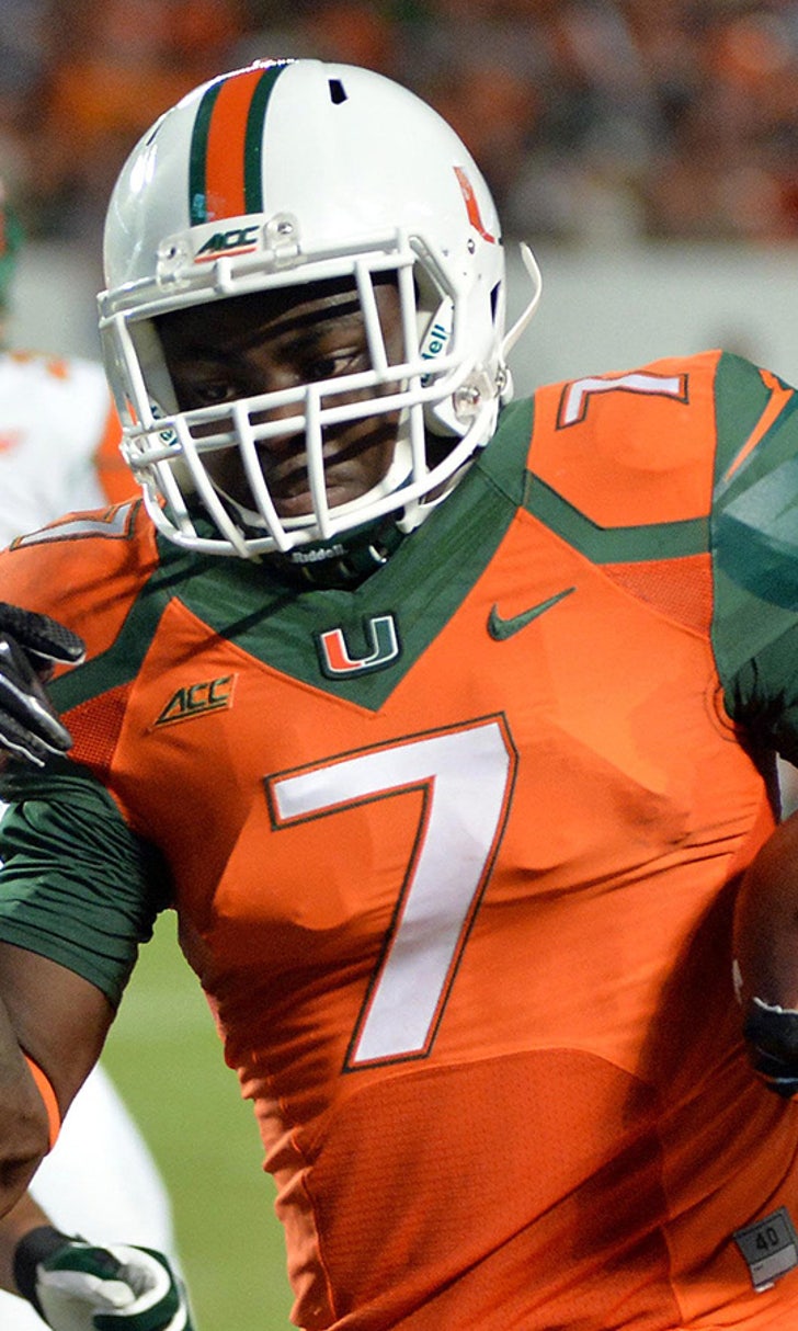 Hurricanes lose RB Gus Edwards for season | FOX Sports