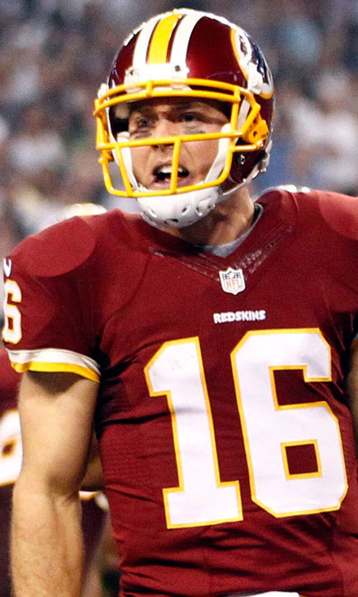Redskins backup QB Colt McCoy is also the emergency long ...