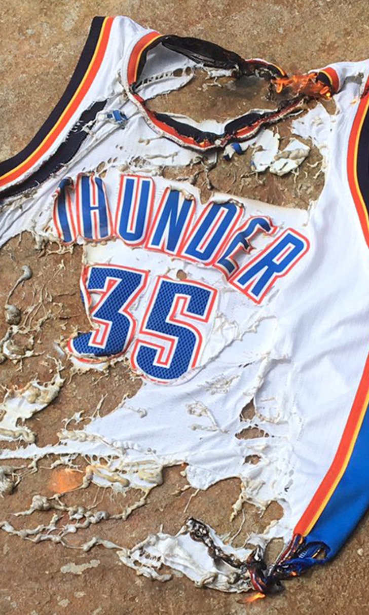 burning durant jerseys