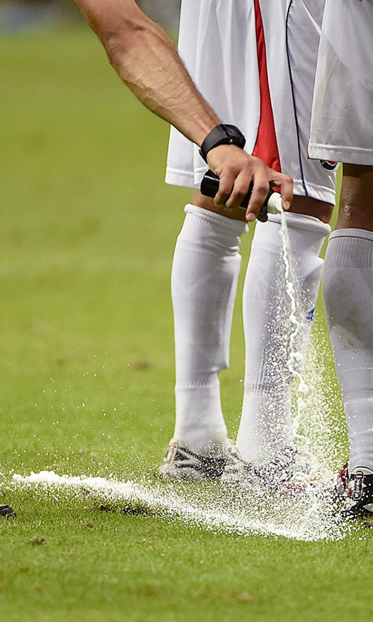 Premier League referees to use vanishing spray during matches FOX Sports