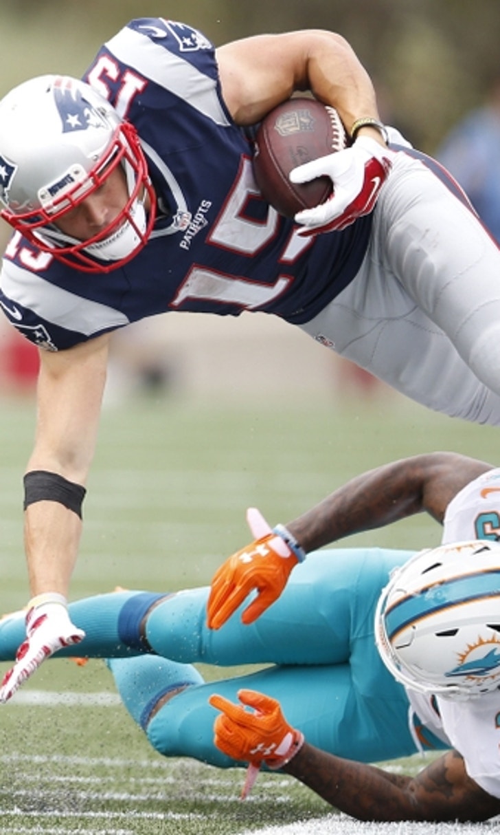 Chris Hogan is doing a great job finishing runs for the Patriots FOX