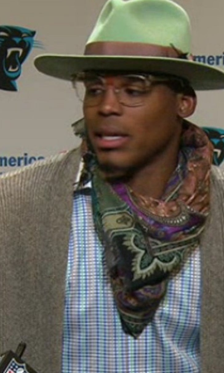 Cam Newton Wears An Outrageous Postgame Outfit A Week After Tiegate Fox Sports