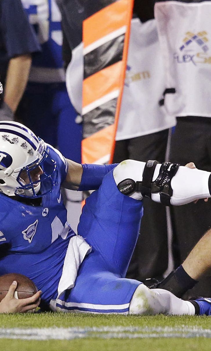 BYU QB Taysom Hill fractures leg, likely done for season FOX Sports