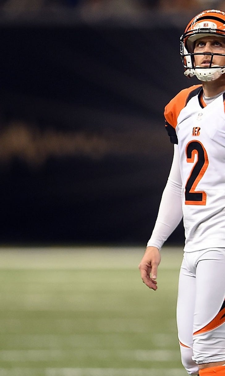 Bengals Release Kicker Mike Nugent After His Sixth Missed Extra Point Fox Sports
