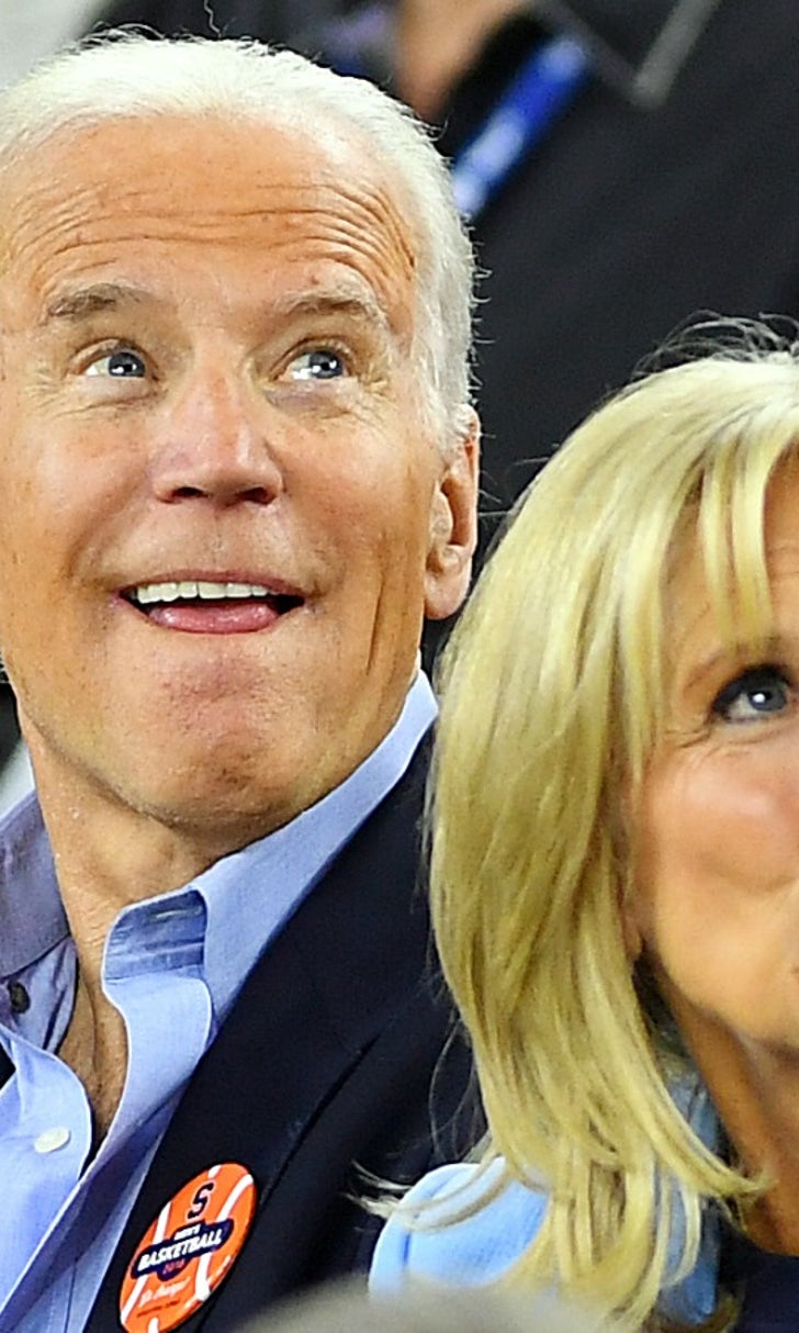 Joe And Jill Biden Are Rooting On Syracuse And Villanova Respectively Fox Sports