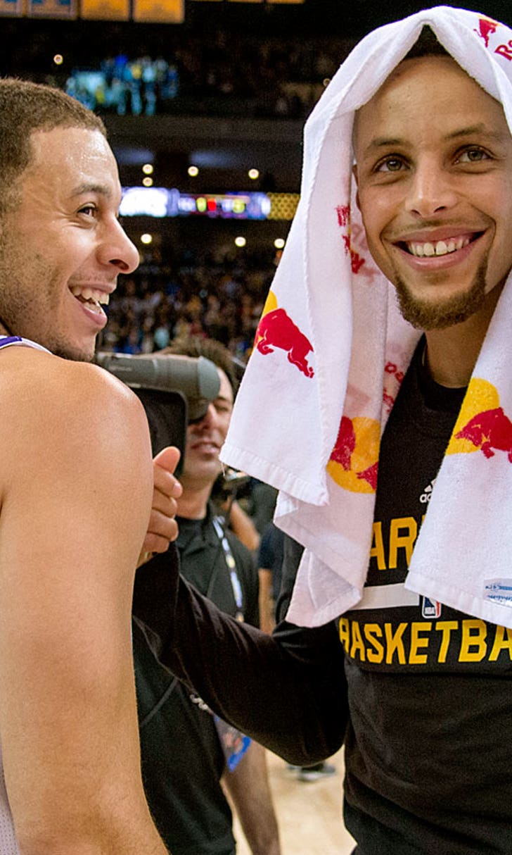 Steph Curry points to his brother's camp if you can't ...