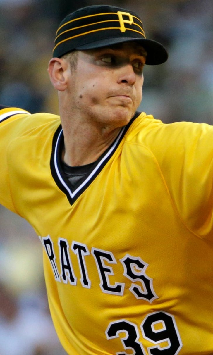 Chad Kuhl's MLB debut included sweet play at plate, beating Kershaw