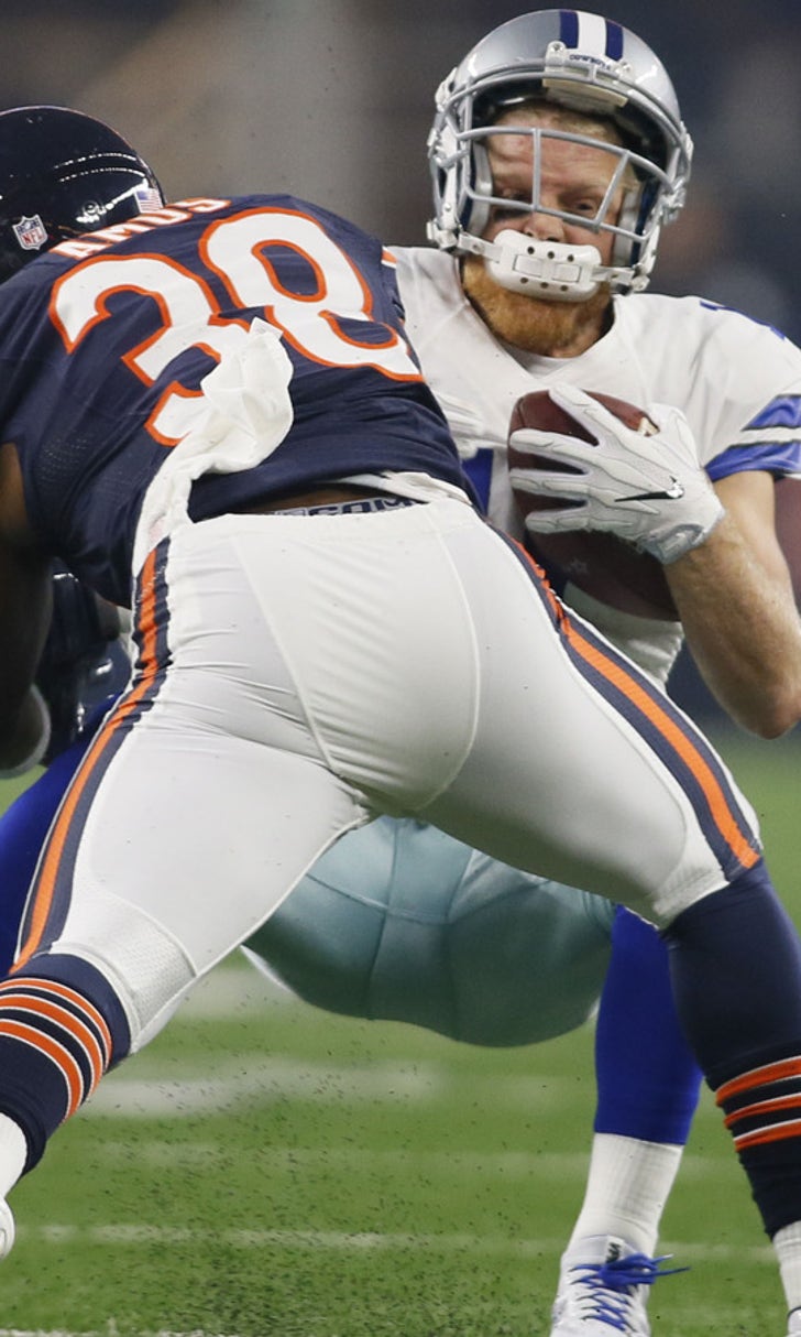 Cowboys Cole Beasley Loves The Viral Video Of The Crushing Hit He Took Vs Bears Fox Sports