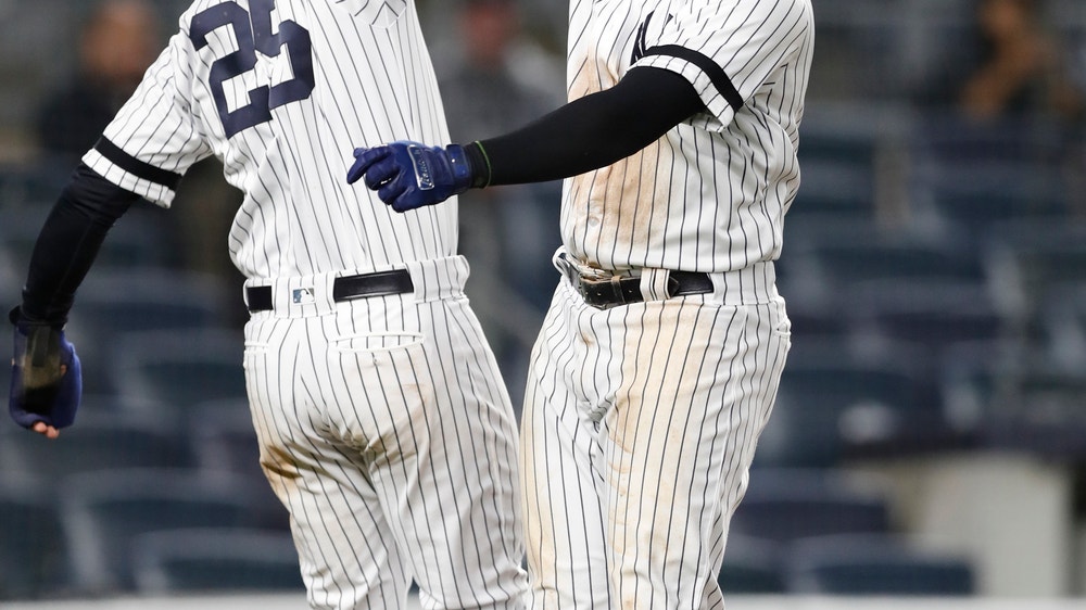 LeMahieu drives in Maybin, Yanks rally to beat Mariners 5-4