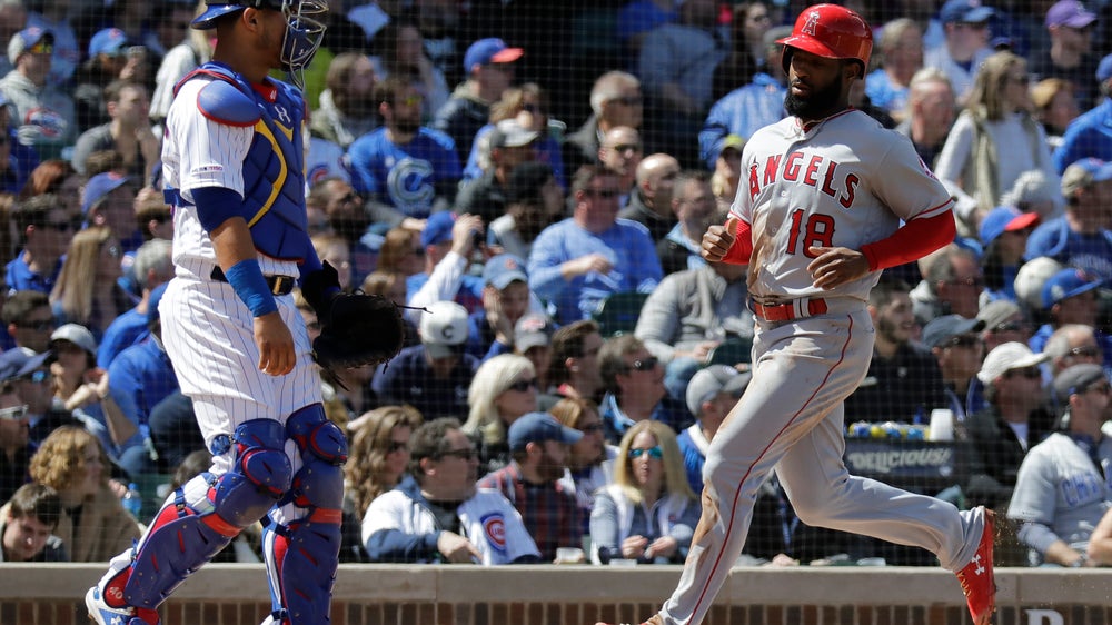 Cozart, La Stella lead Angels past Cubs 6-5