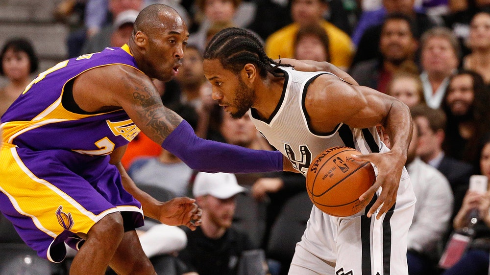 Spurs survive scare against Lakers in Kobe's final visit to San Antonio