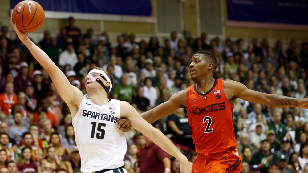 Virginia Tech knocks off No. 3 Michigan State 71-66 in Maui