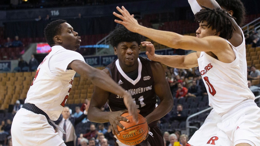 Vasquez scores 20 as St. Bonaventure beat Rutgers 80-74