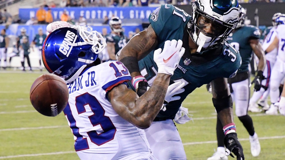 Beckham makes scene, Giants drop to 1-5 with loss to Eagles