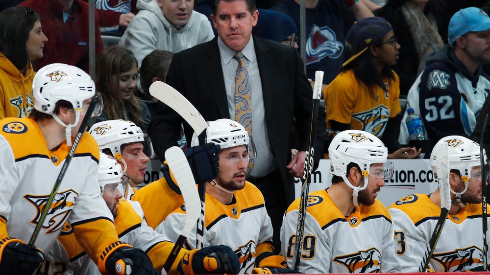 Predators beat Avalanche 4-1, Laviolette earns win No. 600