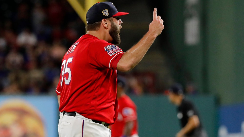 Rangers beat Angels 9-3 in finale Skaggs would have started