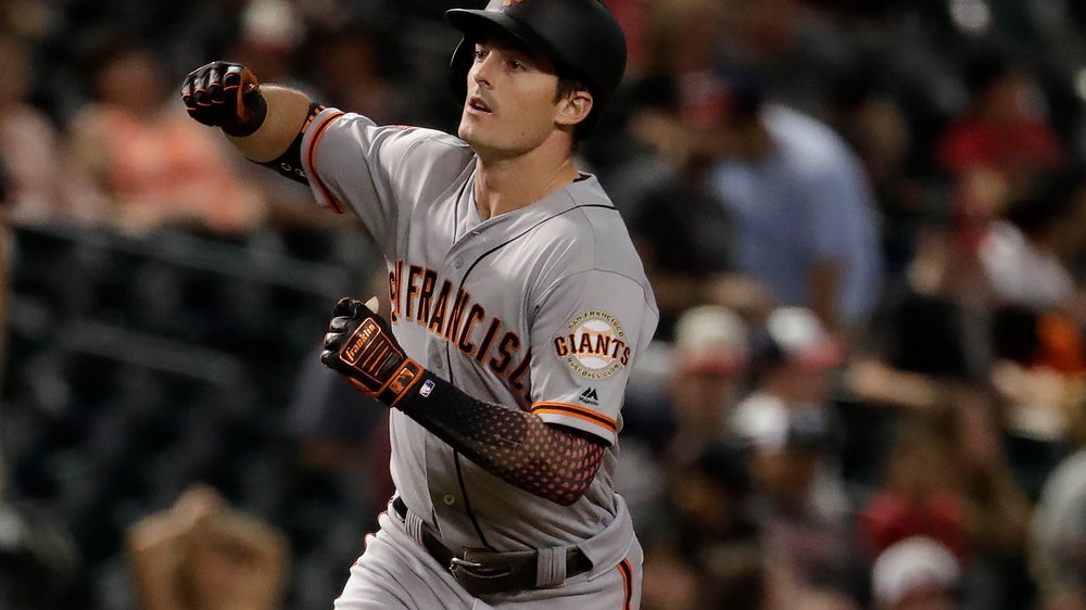 Yastrzemski hits 3 HRs, Giants beat D'backs in 11 innings