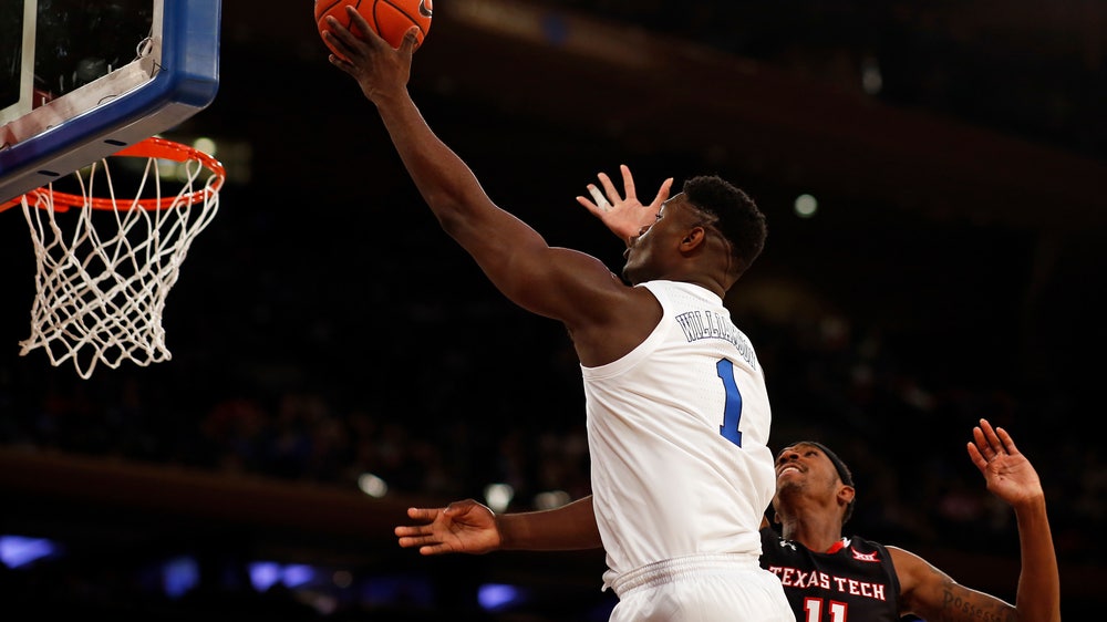 Williamson helps No. 2 Duke top unbeaten Texas Tech