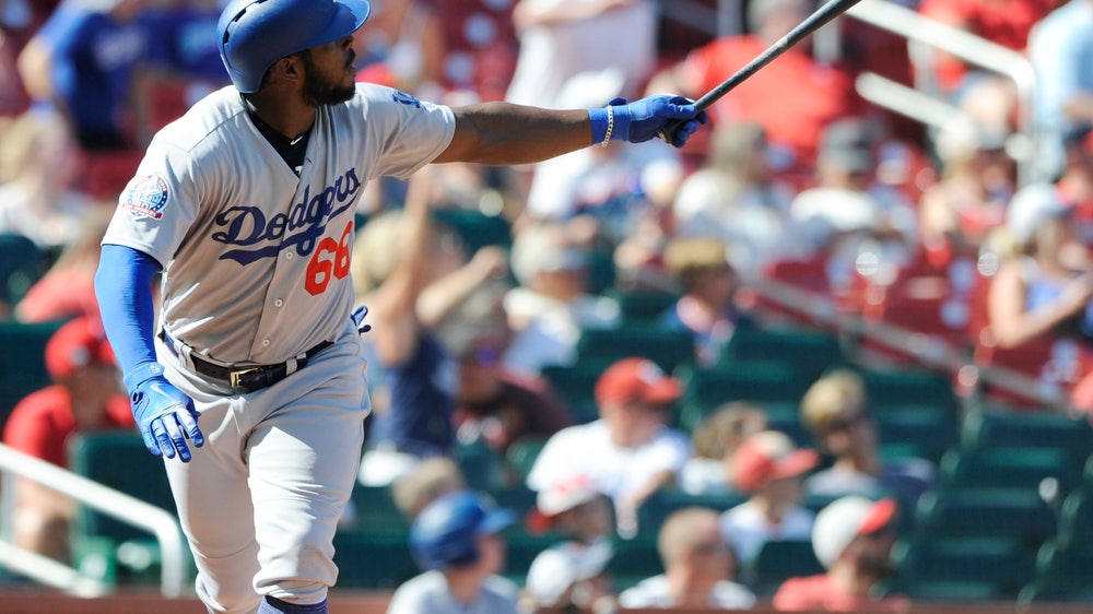 Puig’s 3 homers, 7 RBIs lead Dodgers over Cards 17-4