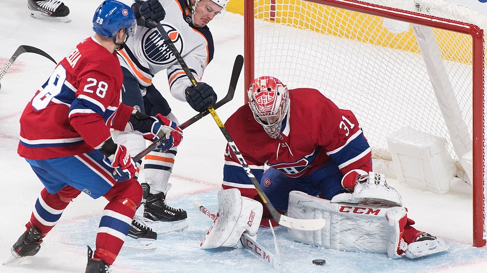 Chiasson scores go-ahead goal, Oilers beat Canadiens 4-2