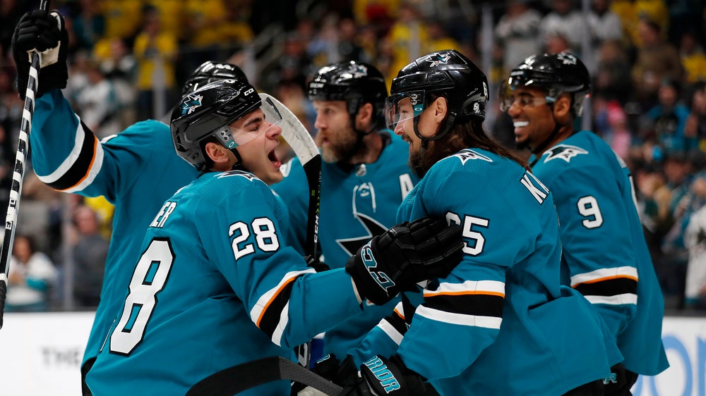 Pavelski’s 31st goal helps Sharks top Canucks 3-2
