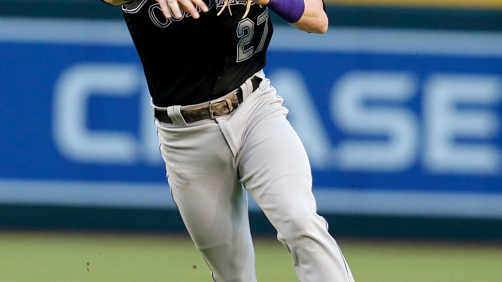Rockies put Story on 10-day injured list with thumb sprain