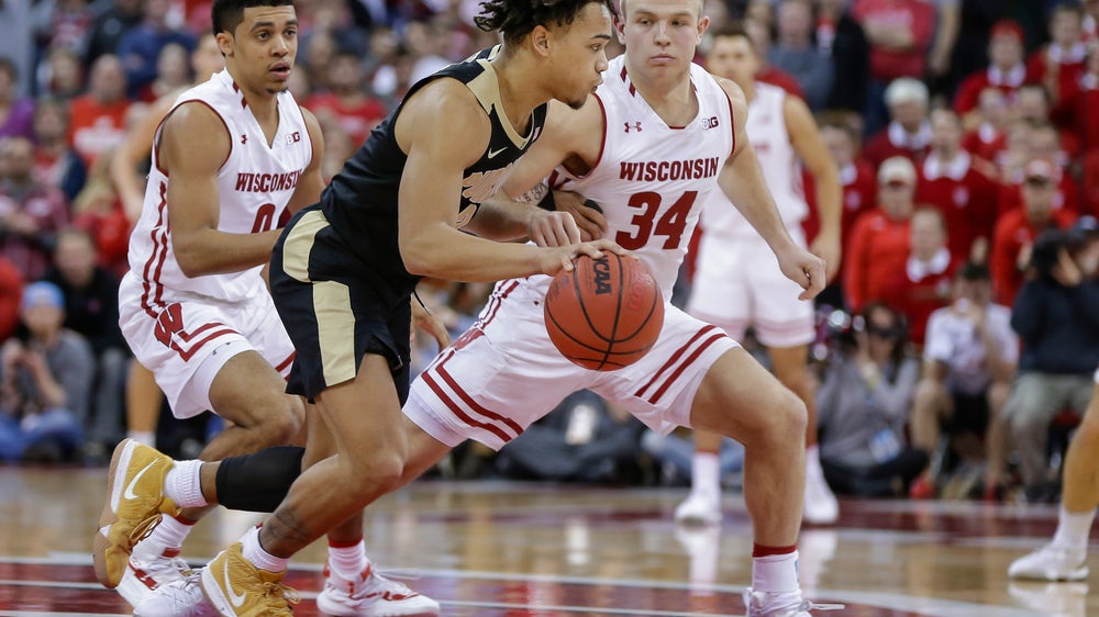 Edwards scores 36 to lead Purdue over Wisconsin