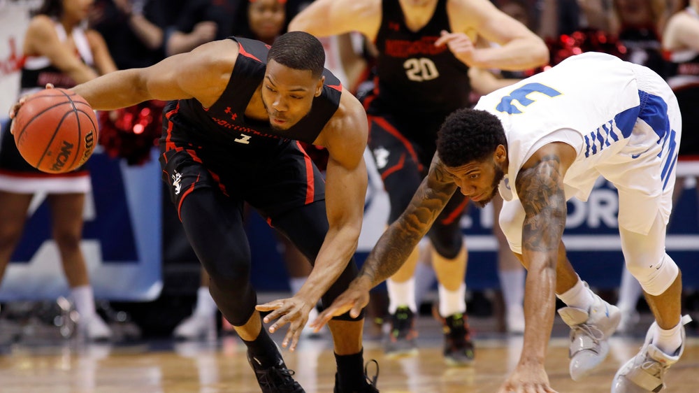 Pusica leads Northeastern to CAA title with 82-74 victory