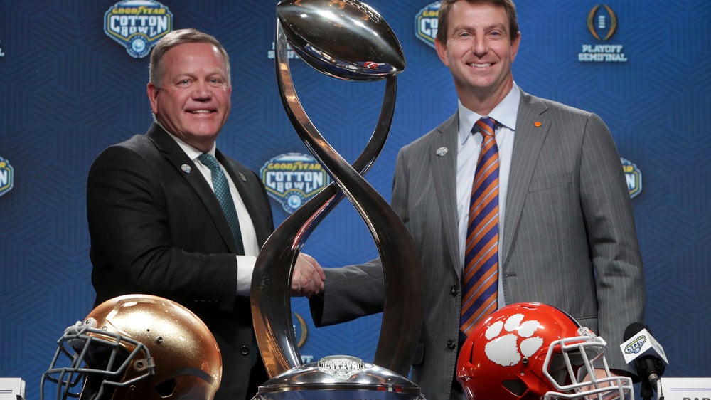 The Latest: Dreary weather not an issue at the Cotton Bowl