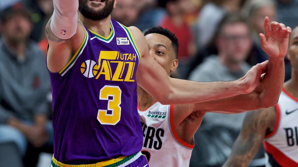 Rubio scores 24 as Jazz beat Trail Blazers 120-90