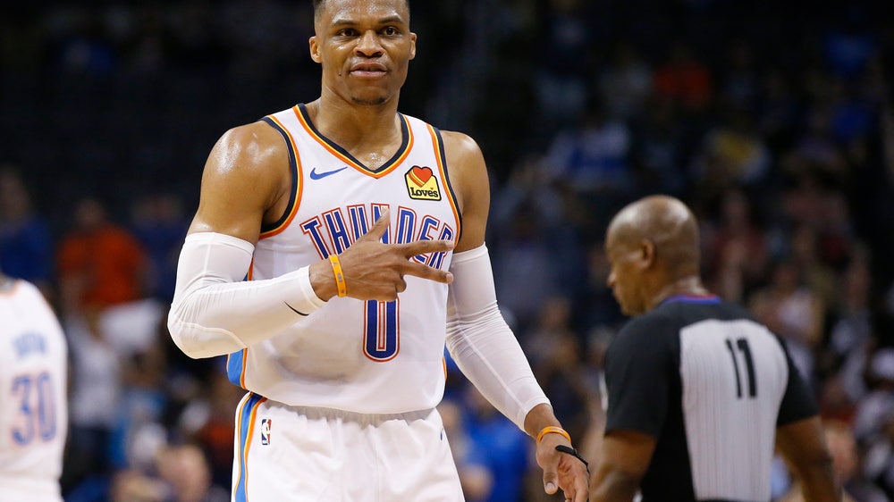 Westbrook joins Wilt in NBA history, Thunder beat Lakers