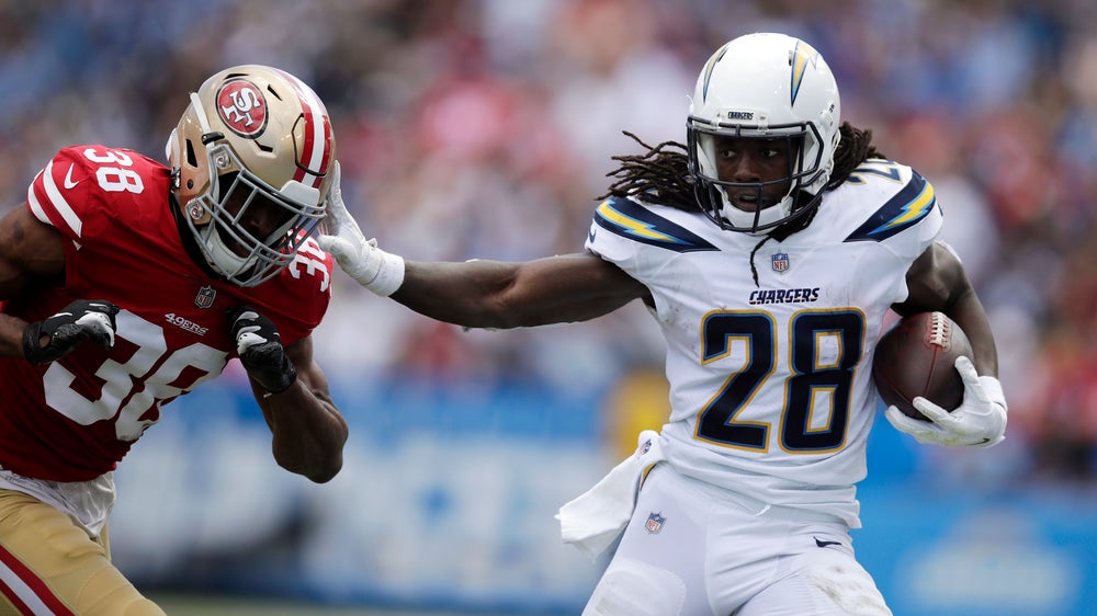 Rivers throws for 3 TDs as Chargers rally  to beat 49ers