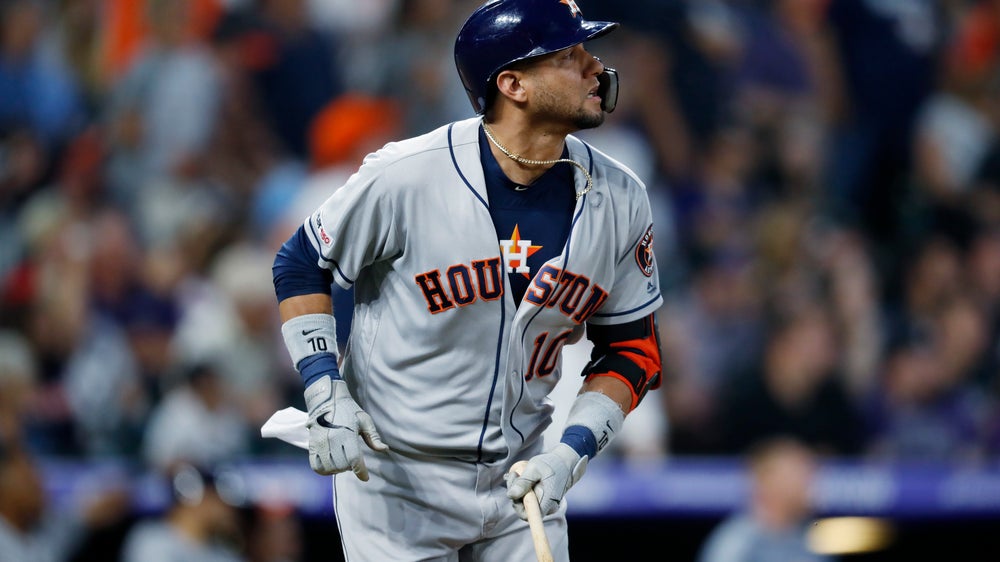 Gurriel hits 2 HRs, Astros beat Rockies, 9-8