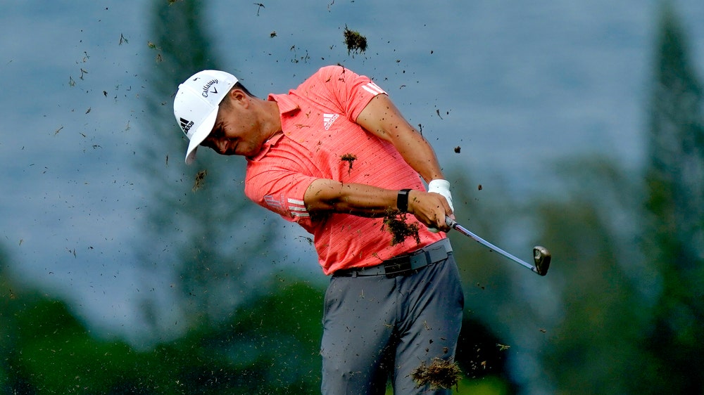 Schauffele takes 1-shot lead at Kapalua in title defense