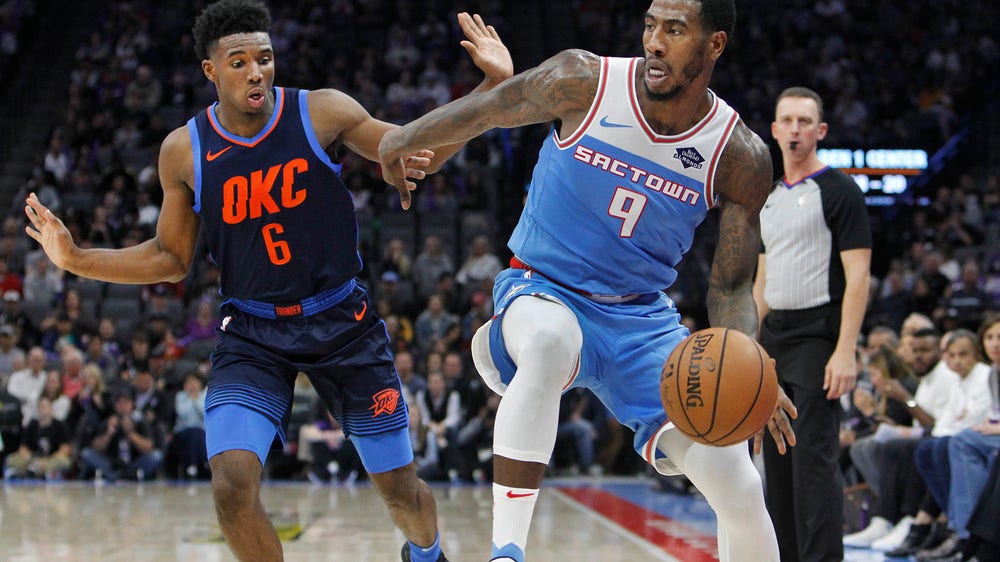 Thunder rookie Diallo leaves on stretcher after hard fall