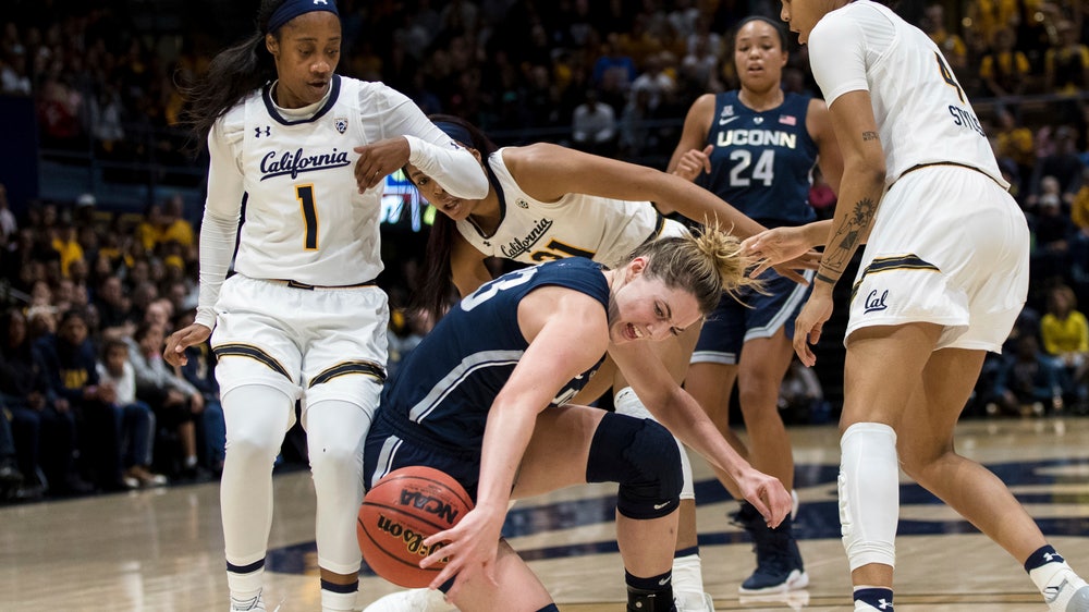 No. 1 UConn women hold off No. 14 Cal 76-66
