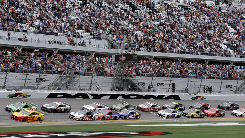 The Latest: Haley wins rain-shortened Cup race at Daytona